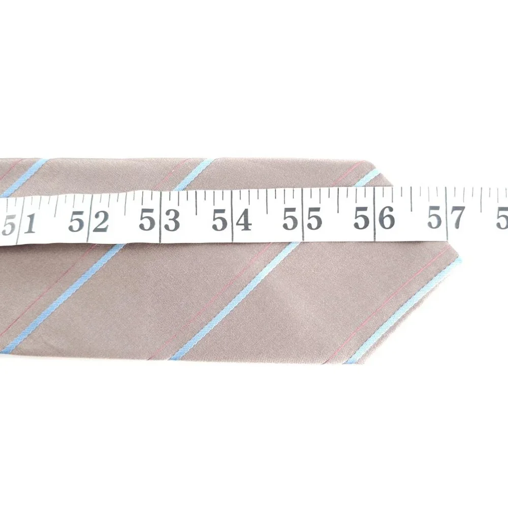 Wembley Men Necktie Striped Gray Blue Size 57x3 - NWOT